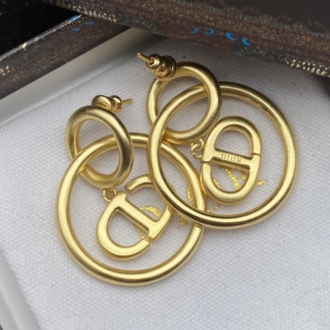 Dior 'CD'  Earrings - PerfectKickZ