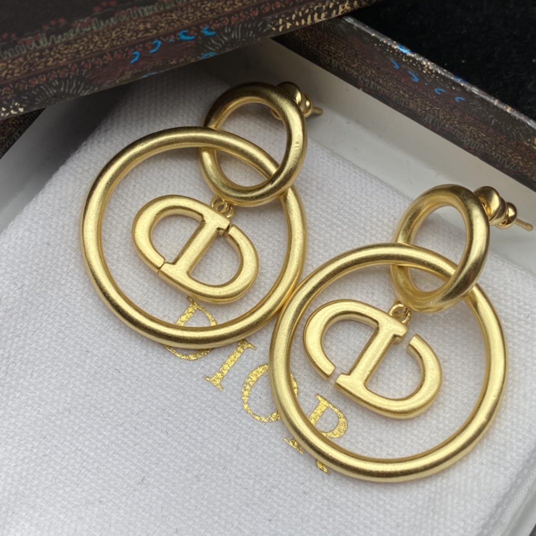 Dior 'CD'  Earrings - PerfectKickZ