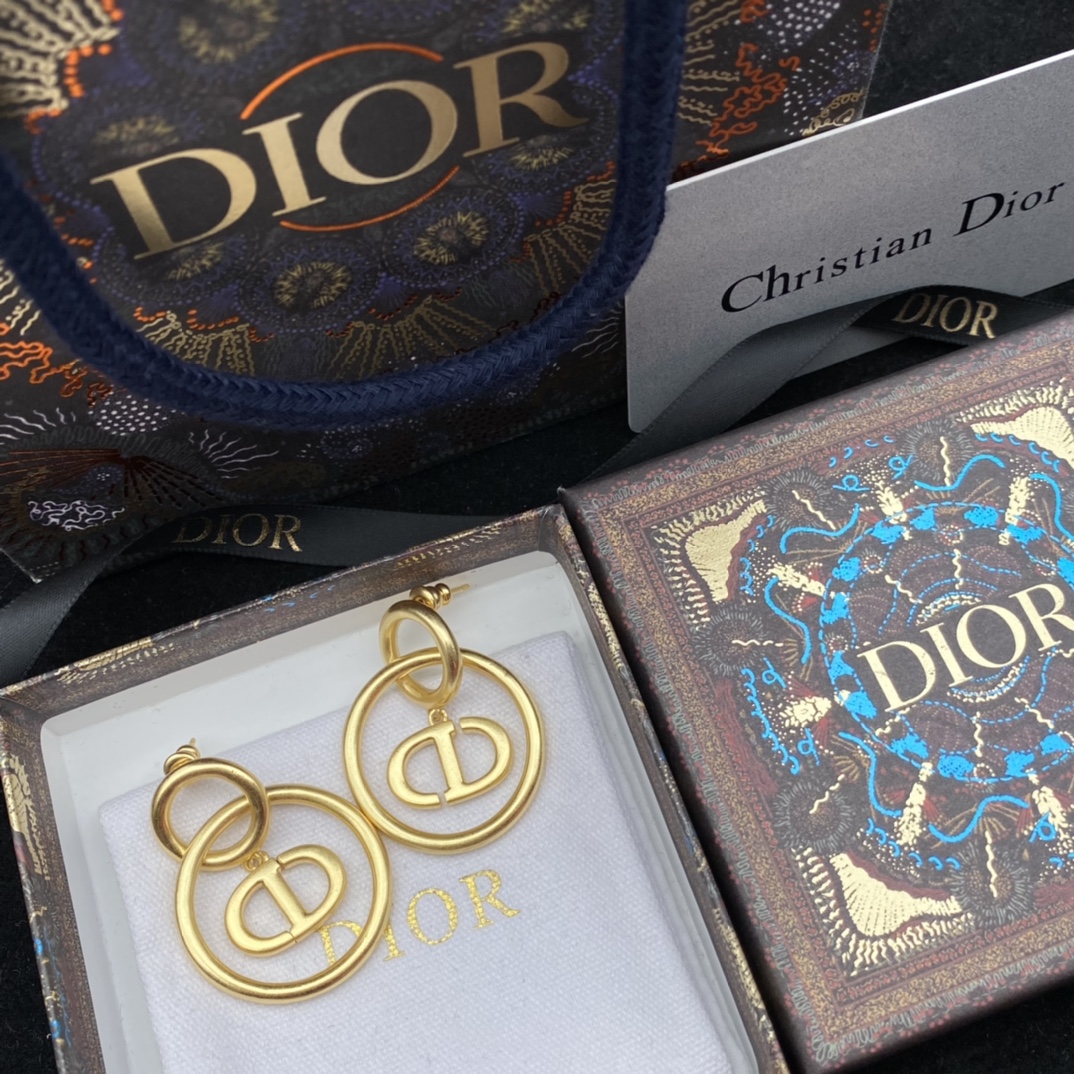 Dior 'CD'  Earrings - PerfectKickZ