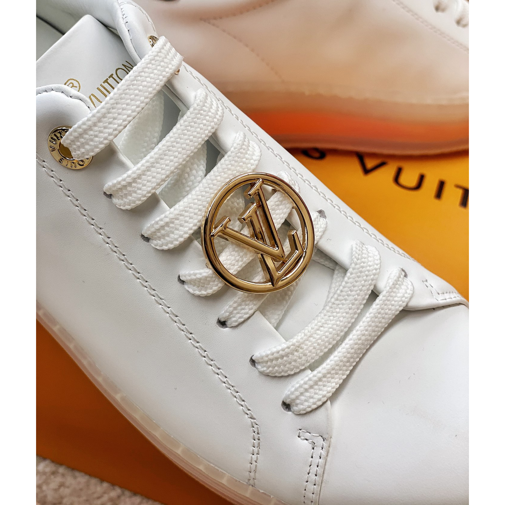 Louis Vuitton Logo Transparent Sole Sneaker  - PerfectKickZ