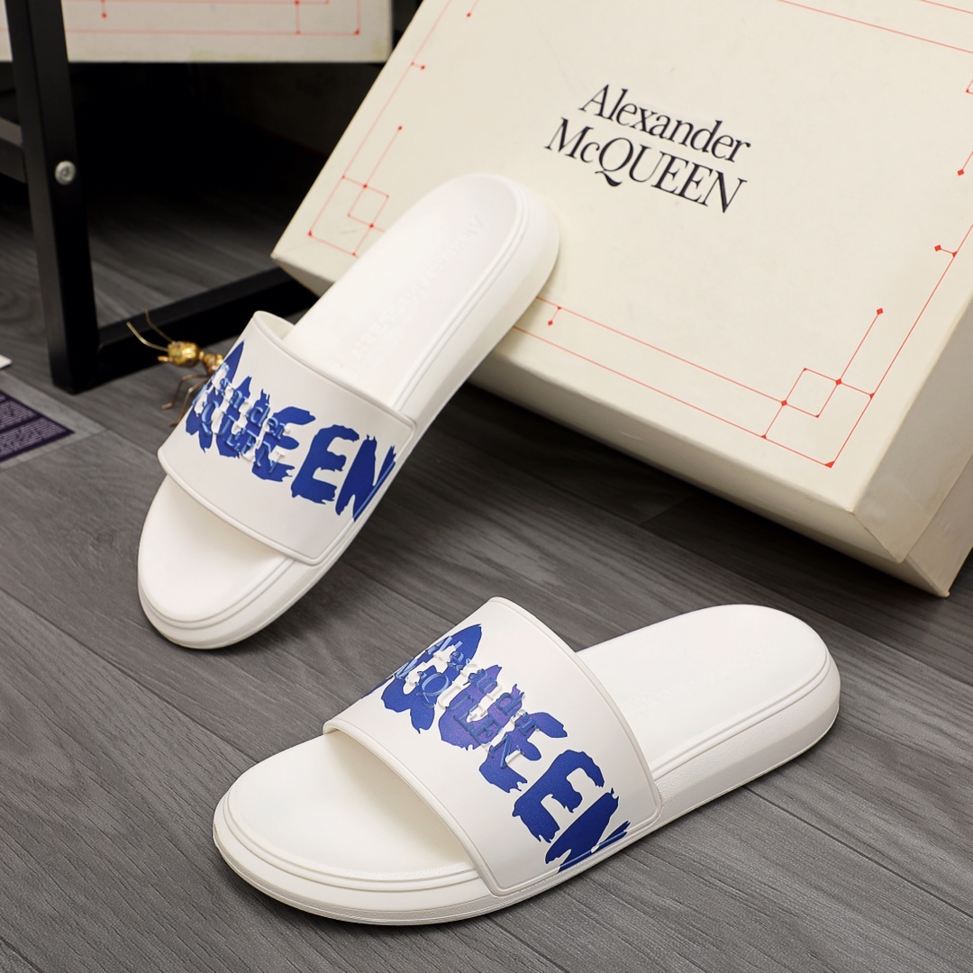 Alexander Mqueen Logo Slipper - PerfectKickZ