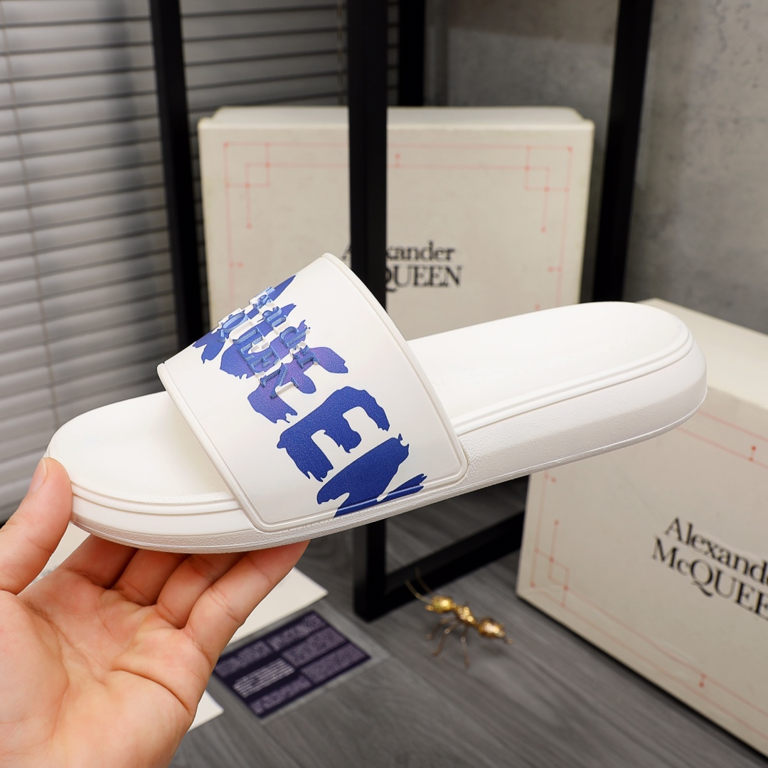 Alexander Mqueen Logo Slipper - PerfectKickZ