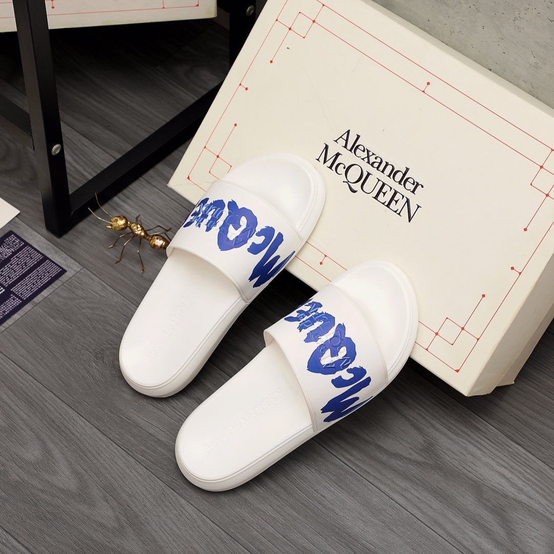 Alexander Mqueen Logo Slipper - PerfectKickZ