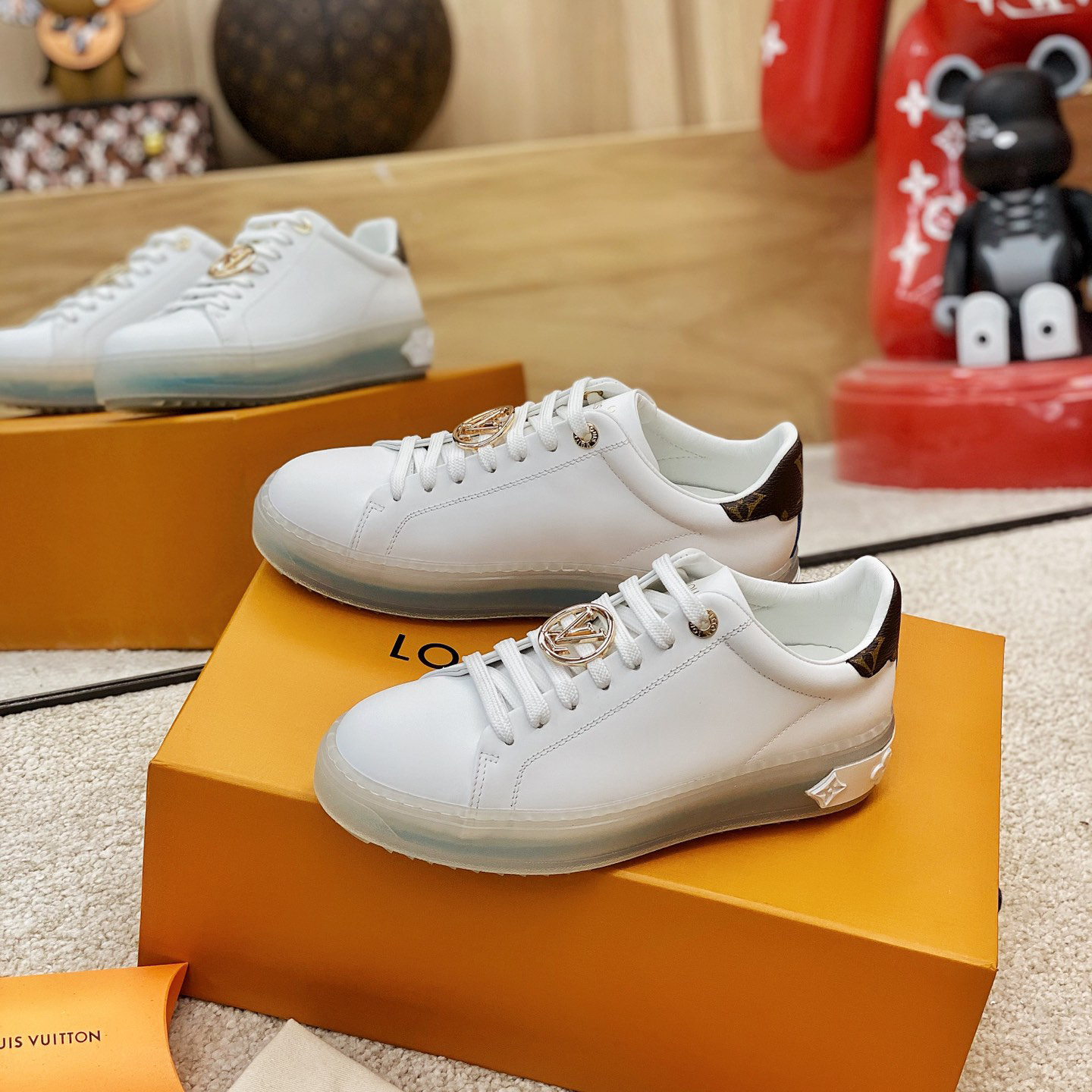 Louis Vuitton Logo Transparent Sole Sneaker  - PerfectKickZ