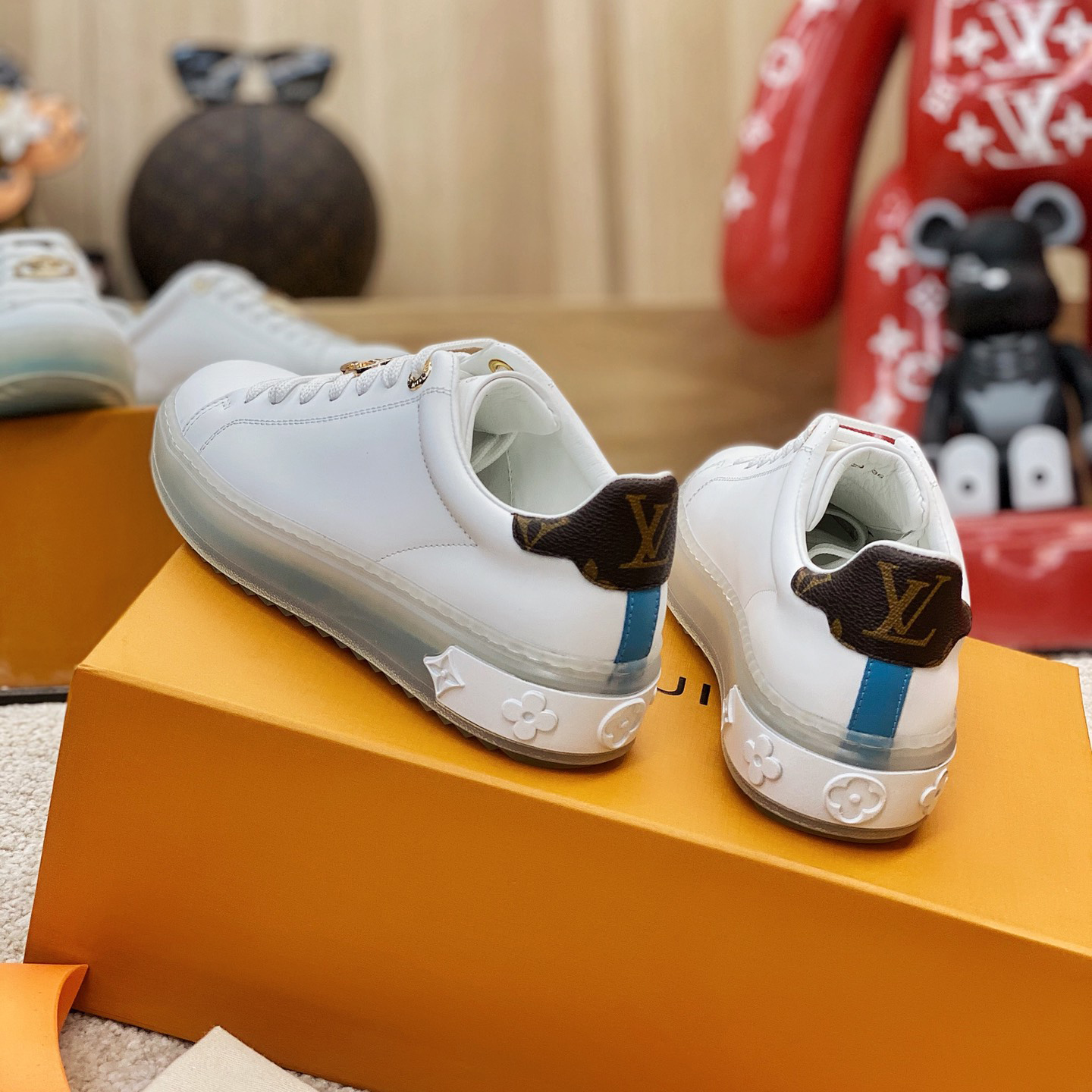 Louis Vuitton Logo Transparent Sole Sneaker  - PerfectKickZ