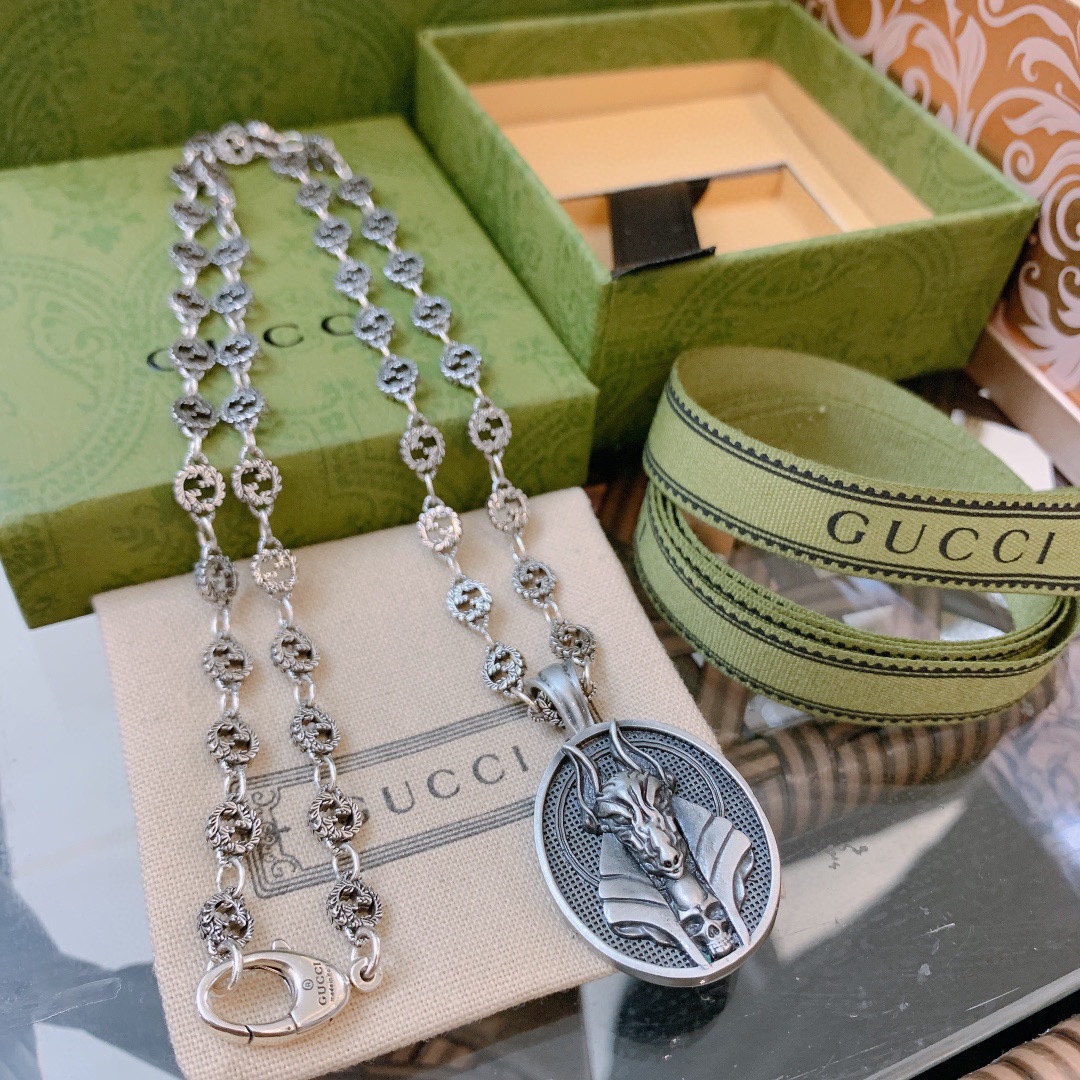 Gucci Anger Forest Necklace - PerfectKickZ