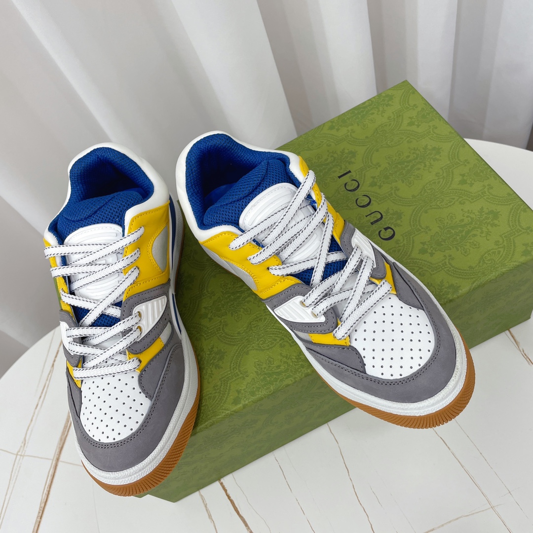 Gucci  Basket Sneaker With Lnterlocking G  - PerfectKickZ
