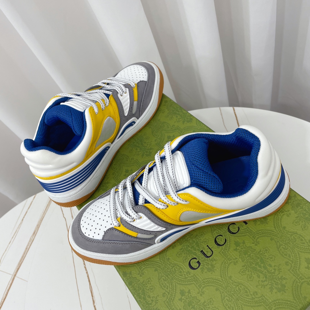 Gucci  Basket Sneaker With Lnterlocking G  - 