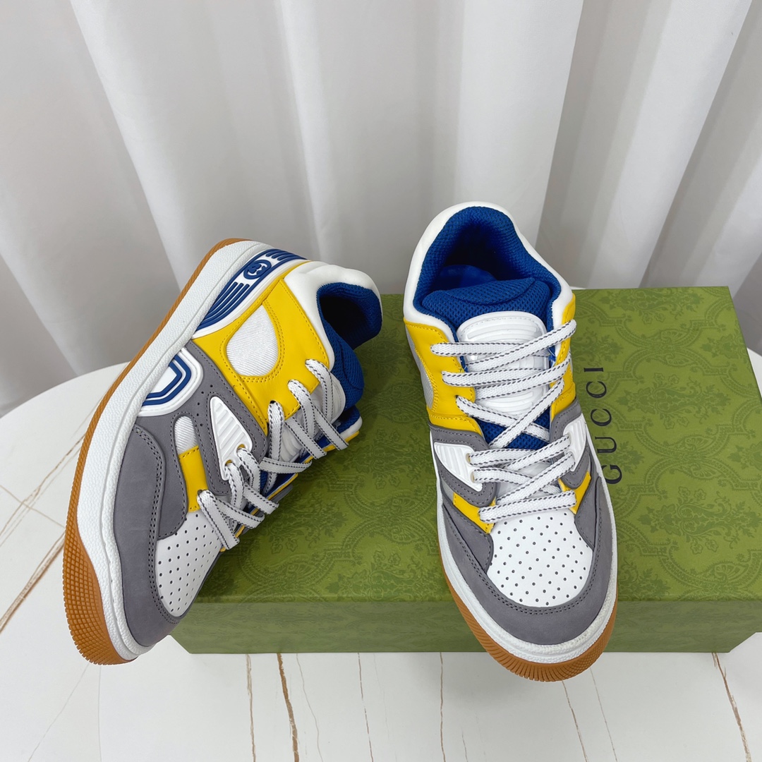 Gucci  Basket Sneaker With Lnterlocking G  - 