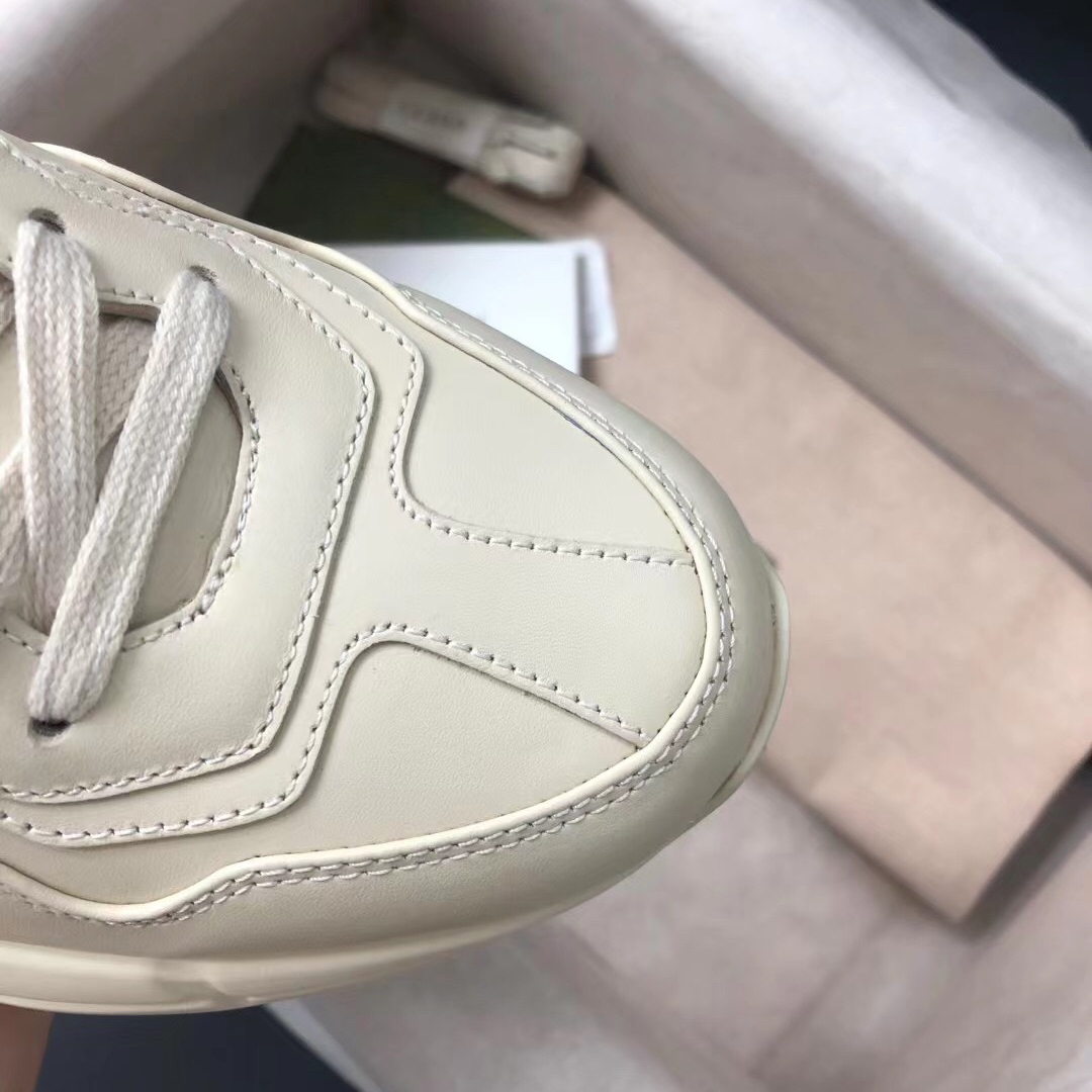 Gucci Men's Rhyton Sneaker In White - PerfectKickZ