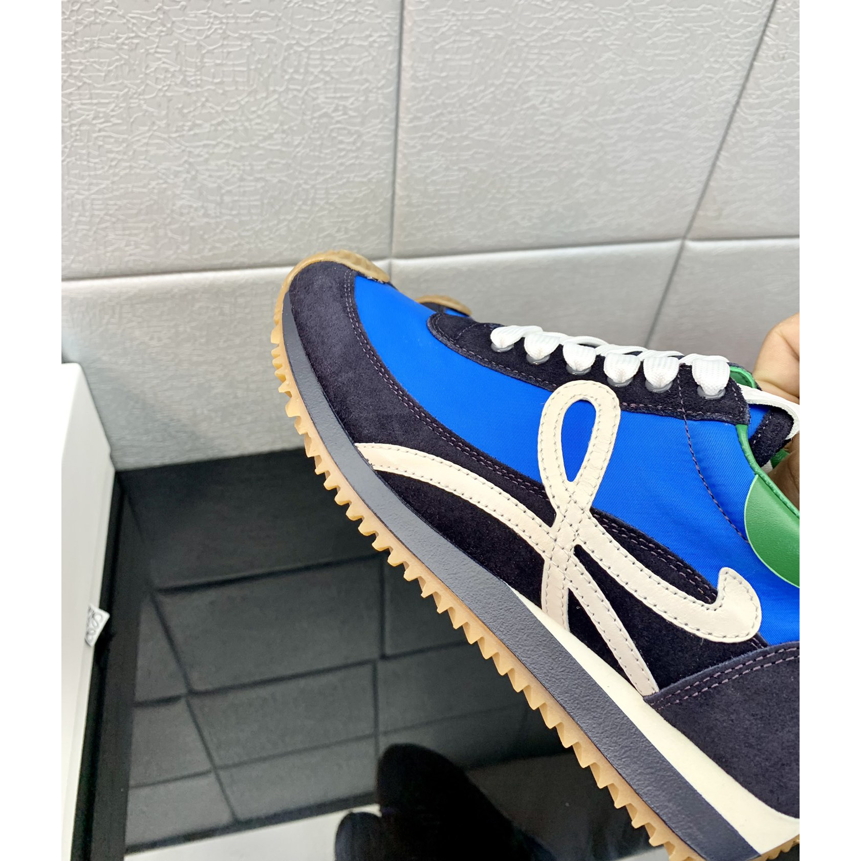 Loewe Flow Runner In Technical Mesh And Suede - PerfectKickZ