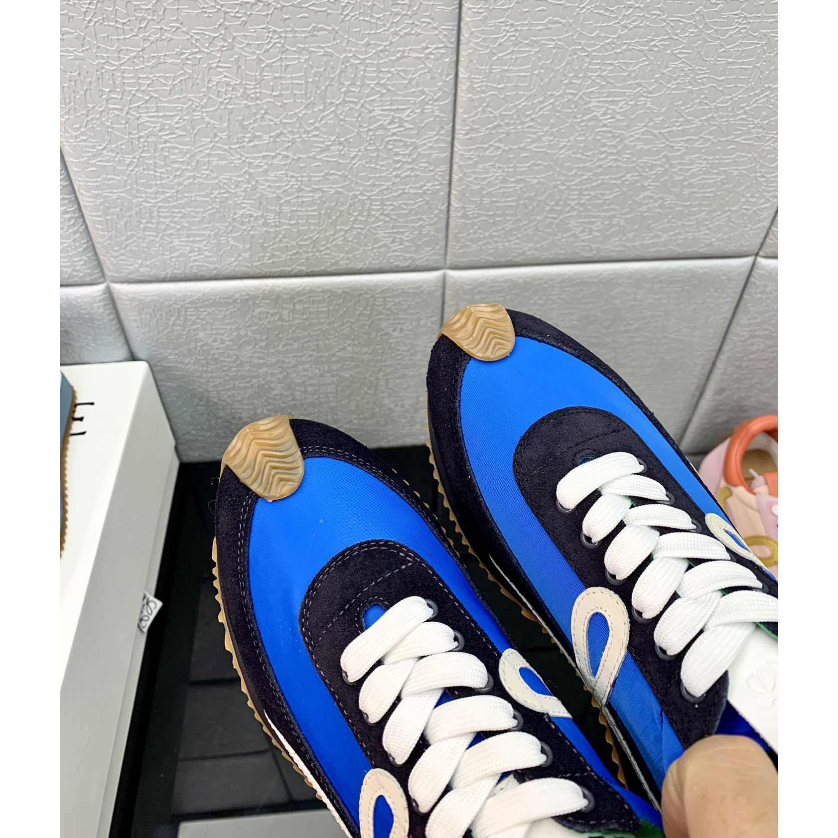 Loewe Flow Runner In Technical Mesh And Suede - PerfectKickZ
