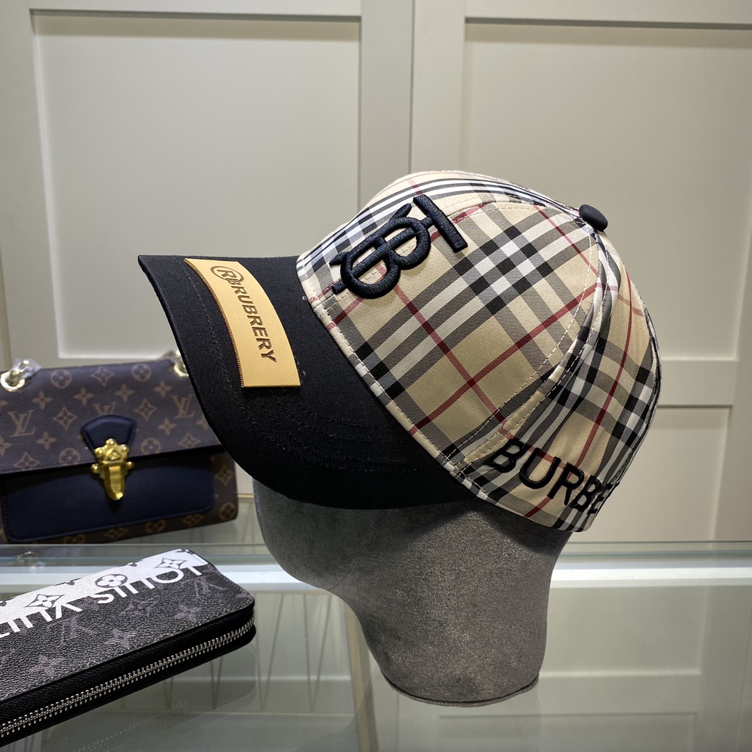 Burberry Monogram Motif Icon Stripe Baseball Cap - PerfectKickZ