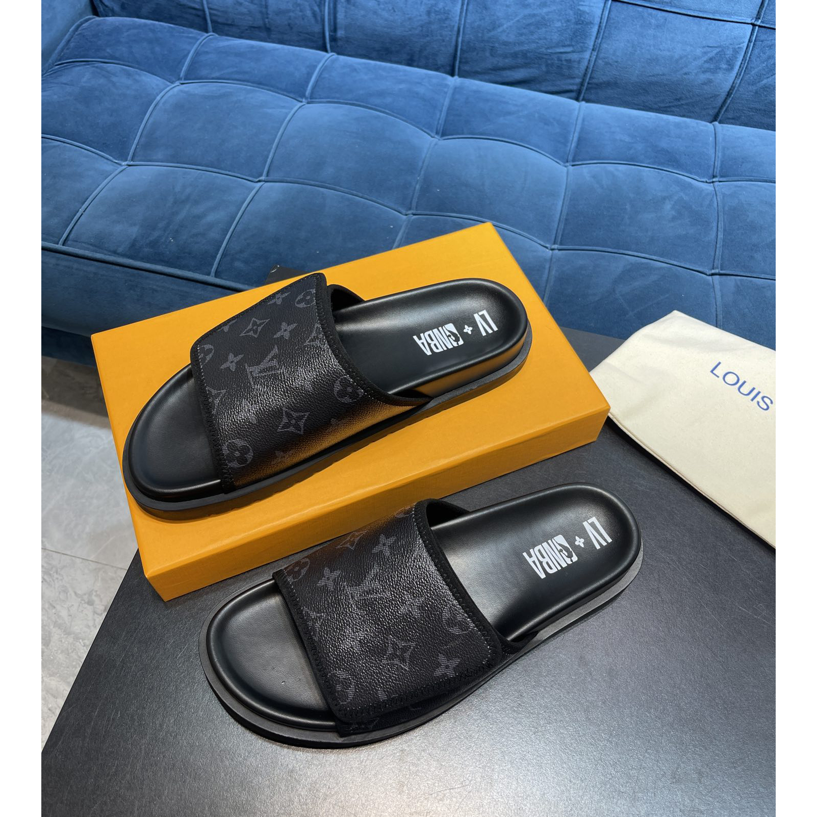 Louis Vuitton x NBA Monogram Slipper - 
