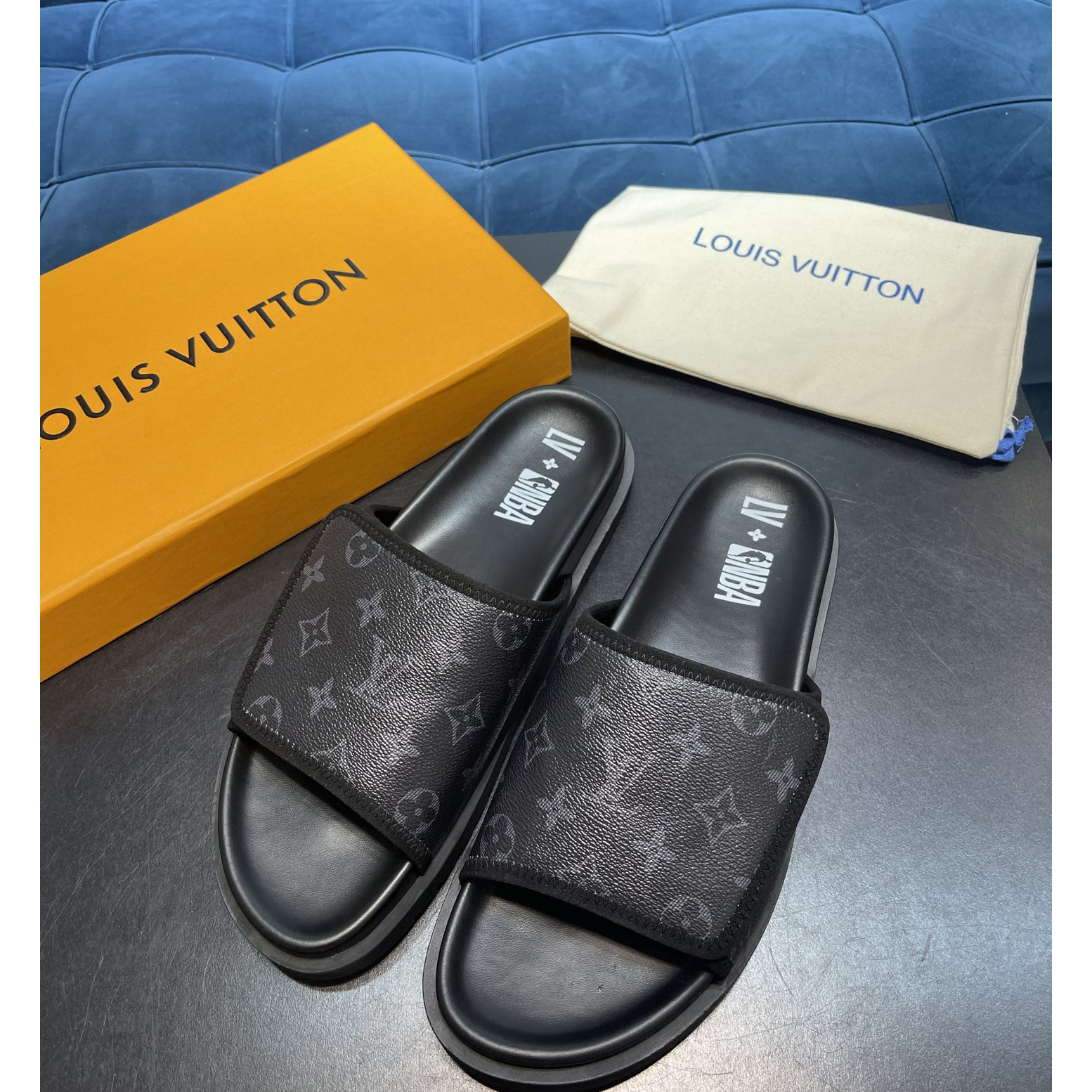 Louis Vuitton x NBA Monogram Slipper - 