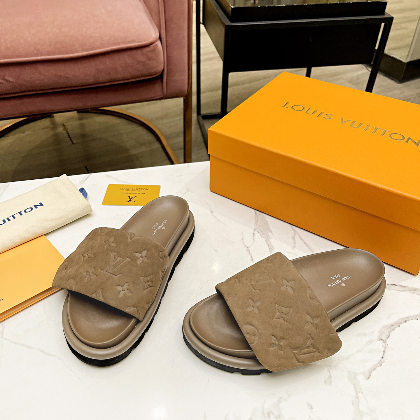 Louis Vuitton Pool Pillow Comfort Mules - PerfectKickZ