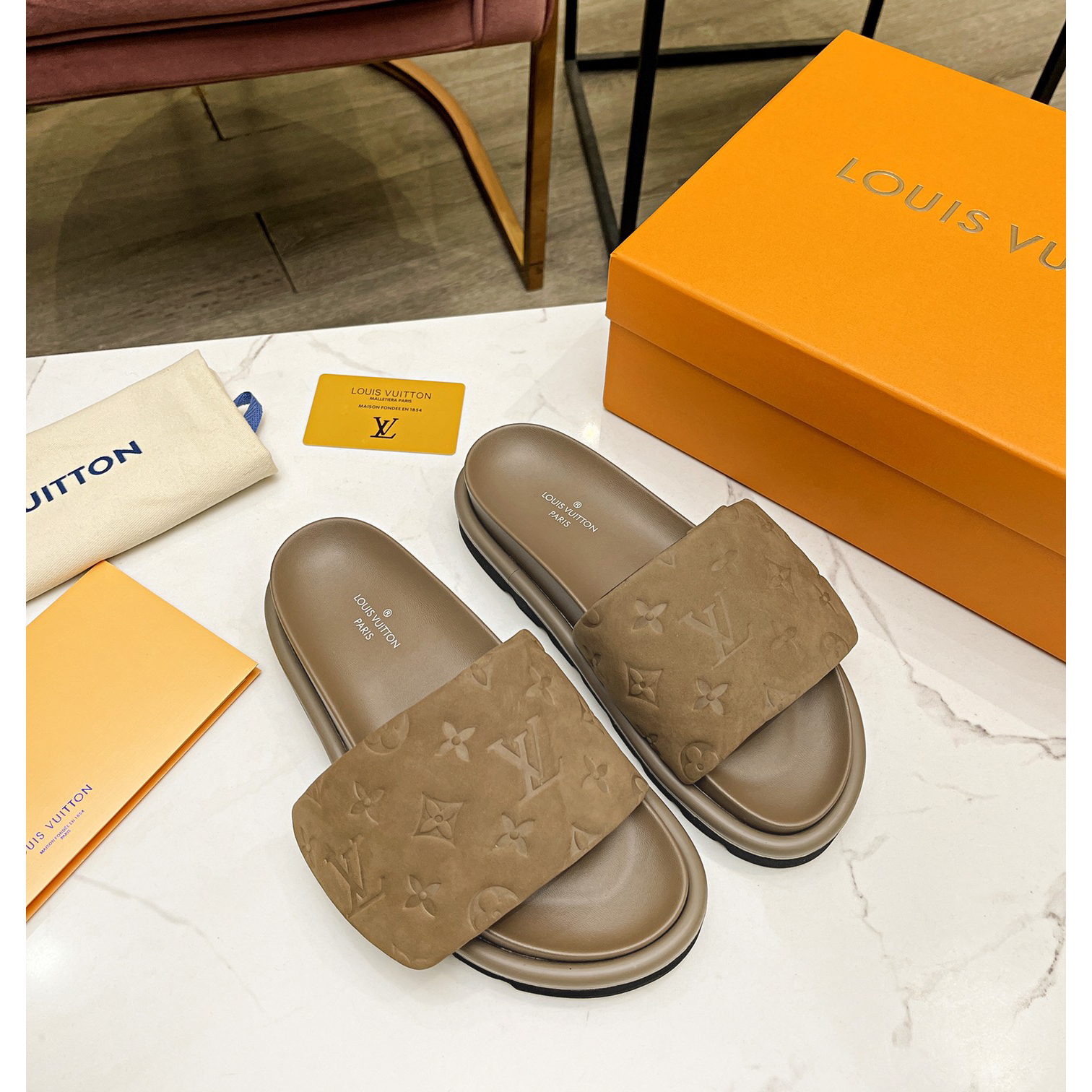 Louis Vuitton Pool Pillow Comfort Mules - PerfectKickZ