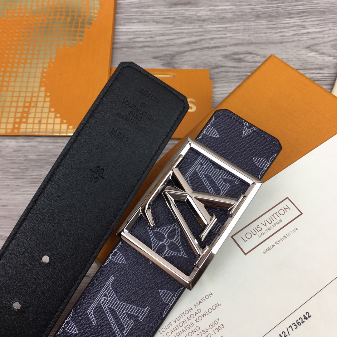 Louis Vuitton Shape 40MM Reversible Belt - PerfectKickZ