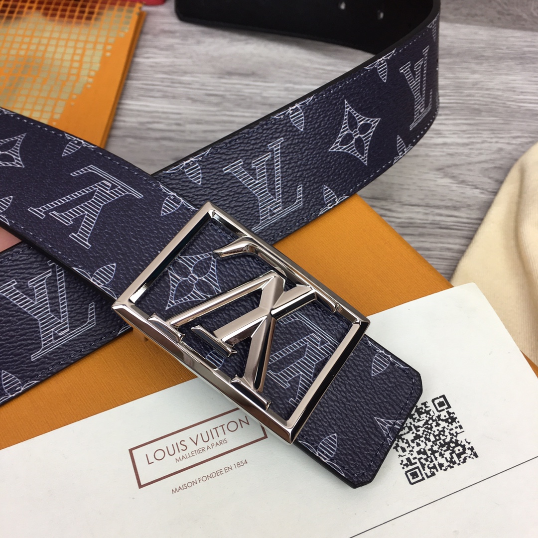 Louis Vuitton Shape 40MM Reversible Belt - PerfectKickZ