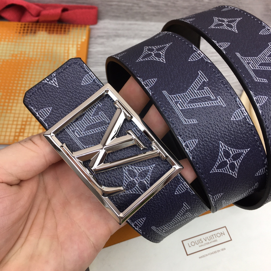 Louis Vuitton Shape 40MM Reversible Belt - PerfectKickZ