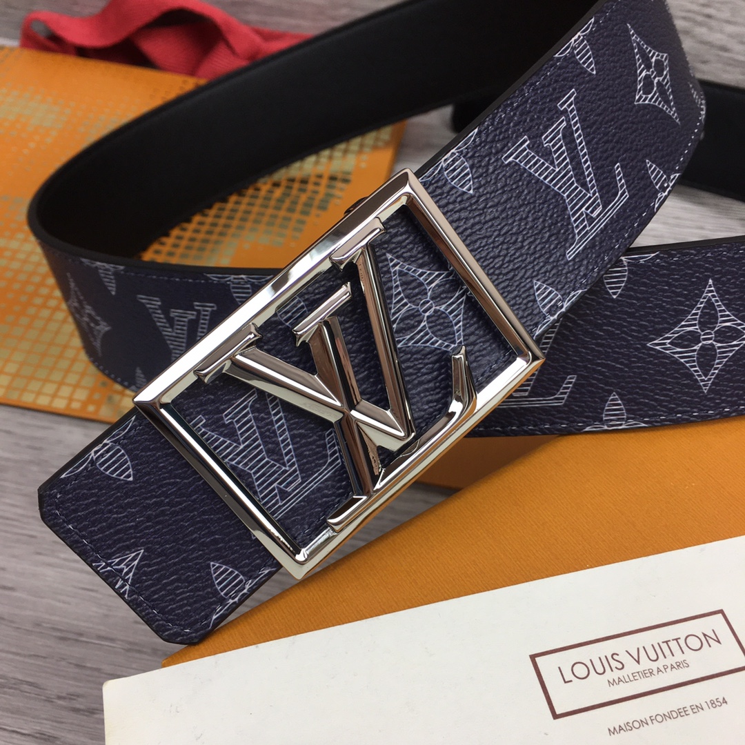 Louis Vuitton Shape 40MM Reversible Belt - PerfectKickZ