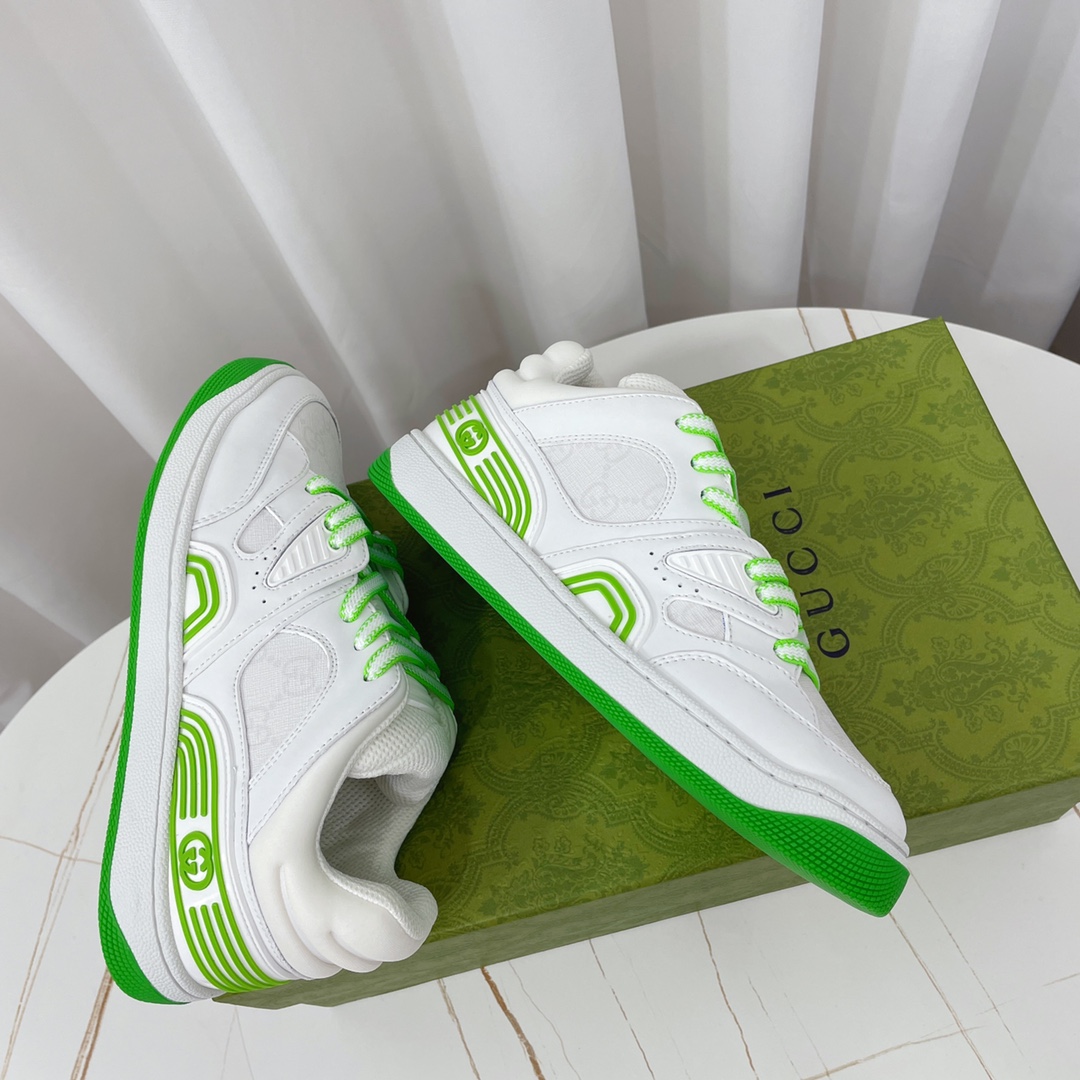 Gucci  Basket Sneaker With Lnterlocking G  - PerfectKickZ