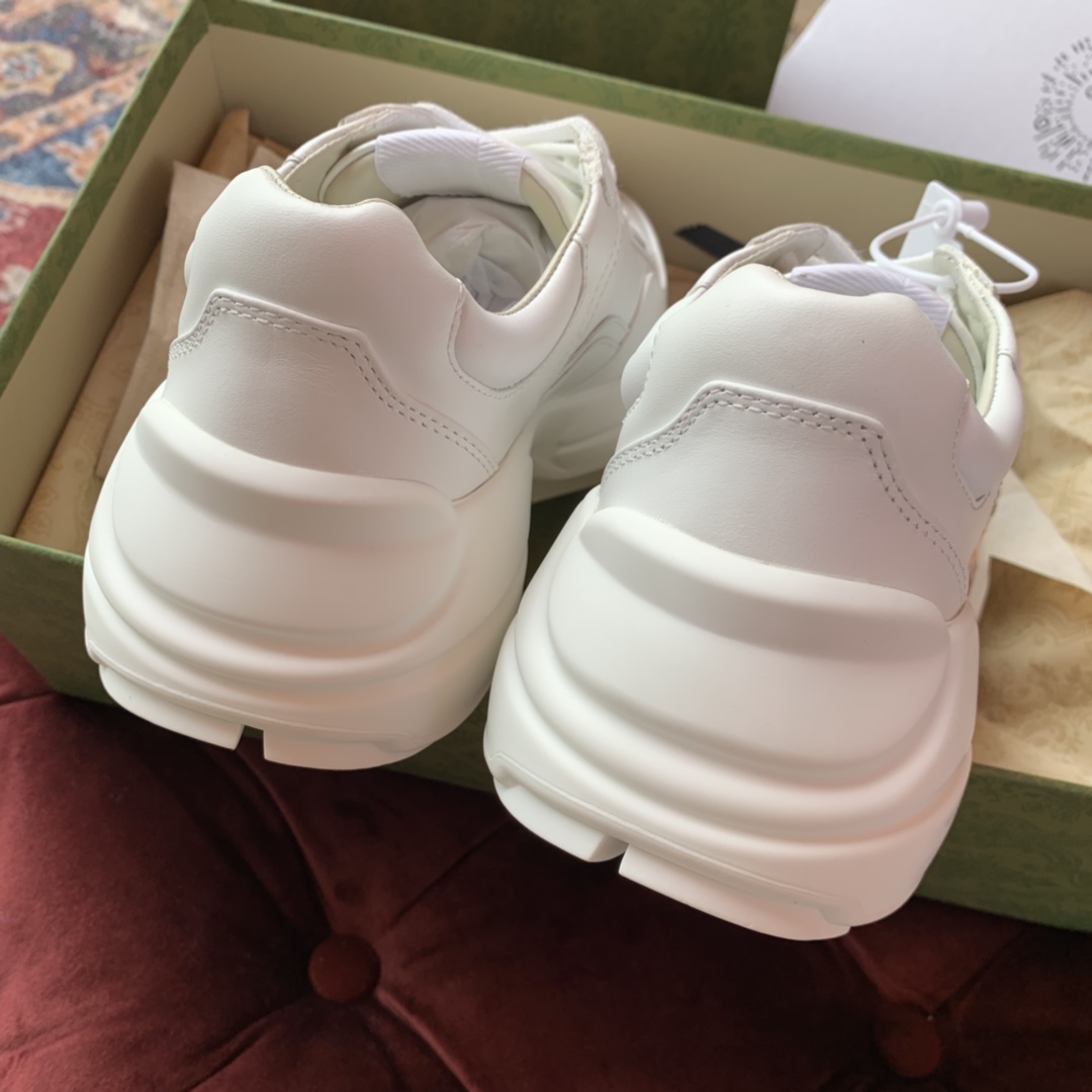 Gucci Men's Rhyton Sneaker In White - PerfectKickZ