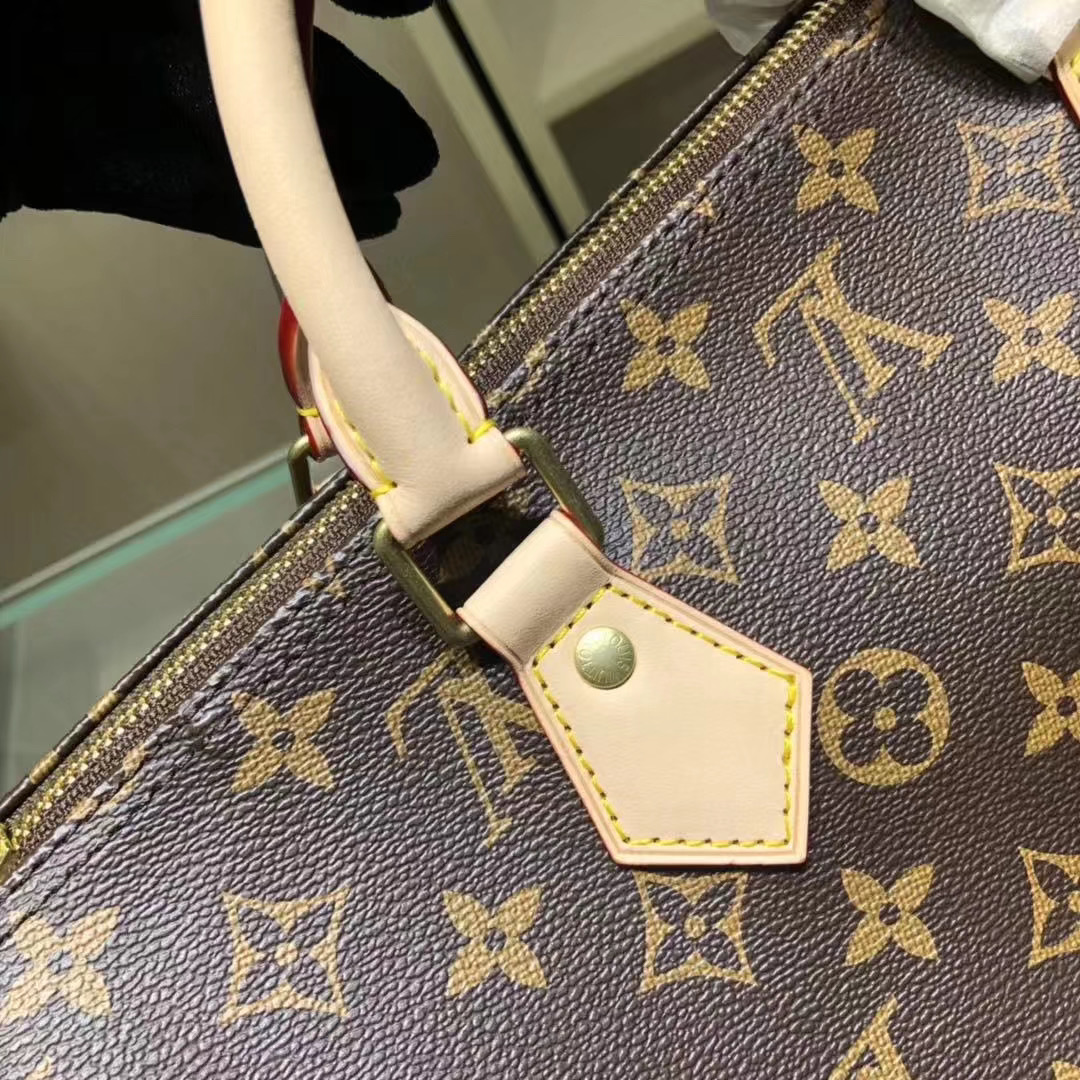 Louis Vuitton Speedy 35 Monogram Handbag (35-23-8cm)  M41107 - PerfectKickZ