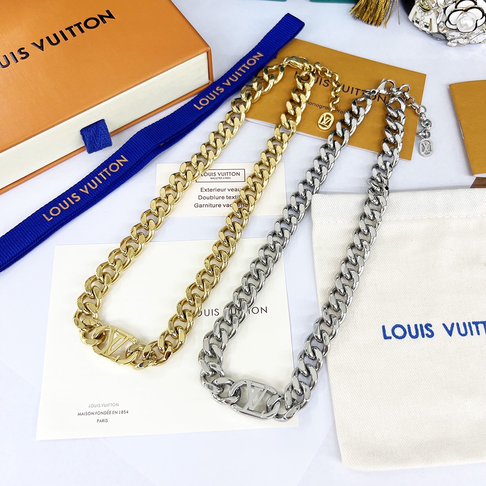 Louis Vuitton LV Get Dressed Necklace - PerfectKickZ