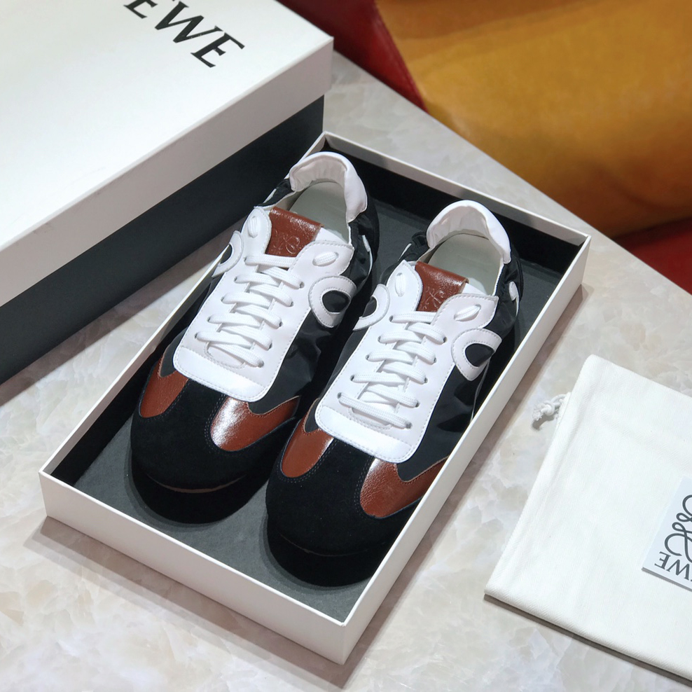 Loewe Ballet Runner In Nylon And Calfskin - PerfectKickZ