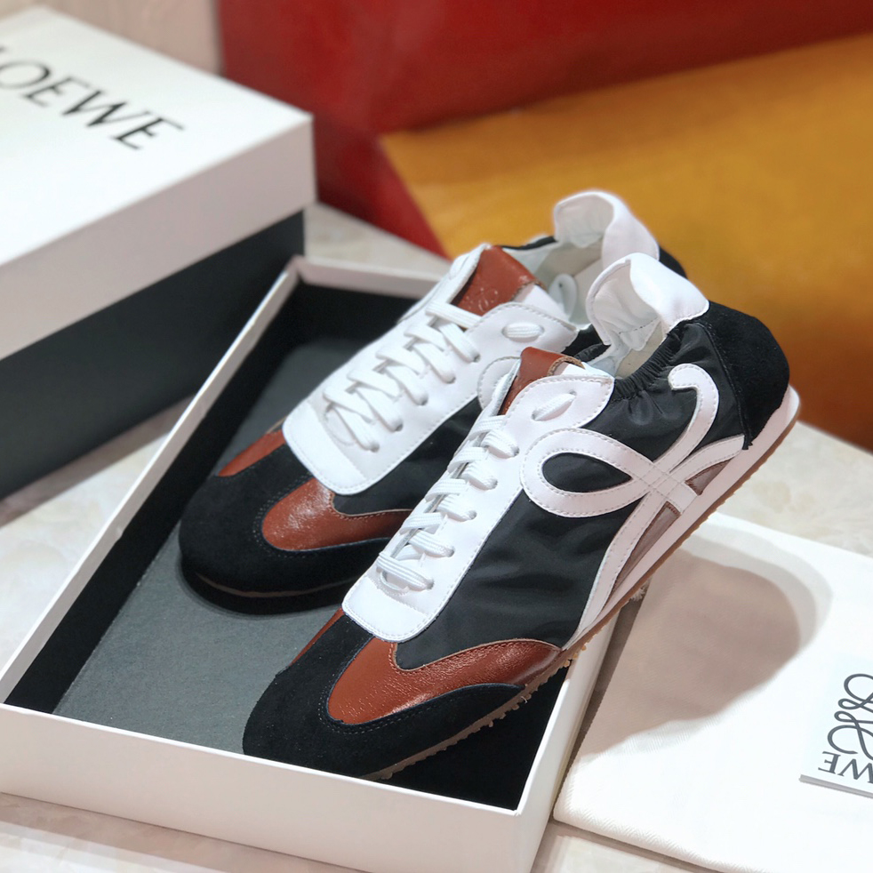 Loewe Ballet Runner In Nylon And Calfskin - PerfectKickZ