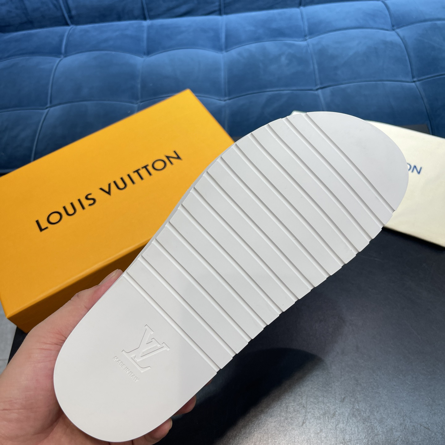 Louis Vuitton x NBA Monogram Slipper - PerfectKickZ