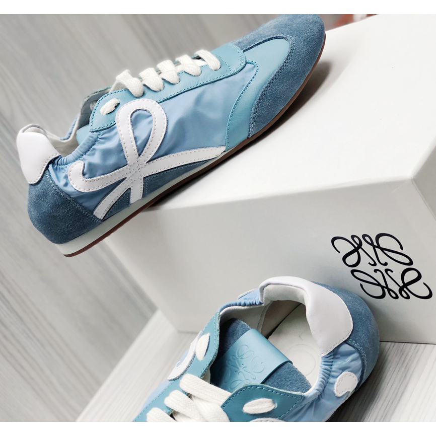 Loewe Ballet Runner In Nylon And Calfskin - PerfectKickZ
