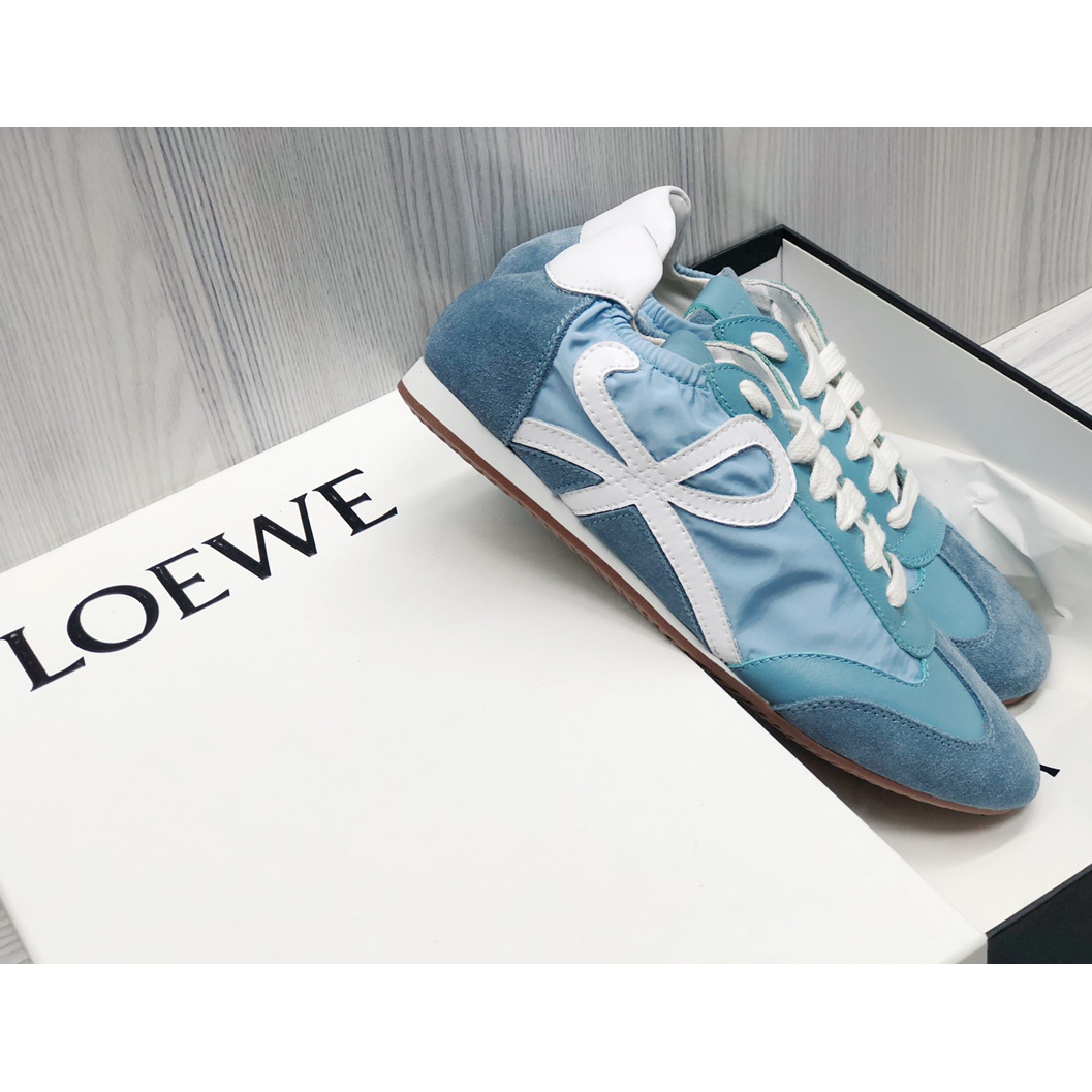 Loewe Ballet Runner In Nylon And Calfskin - PerfectKickZ