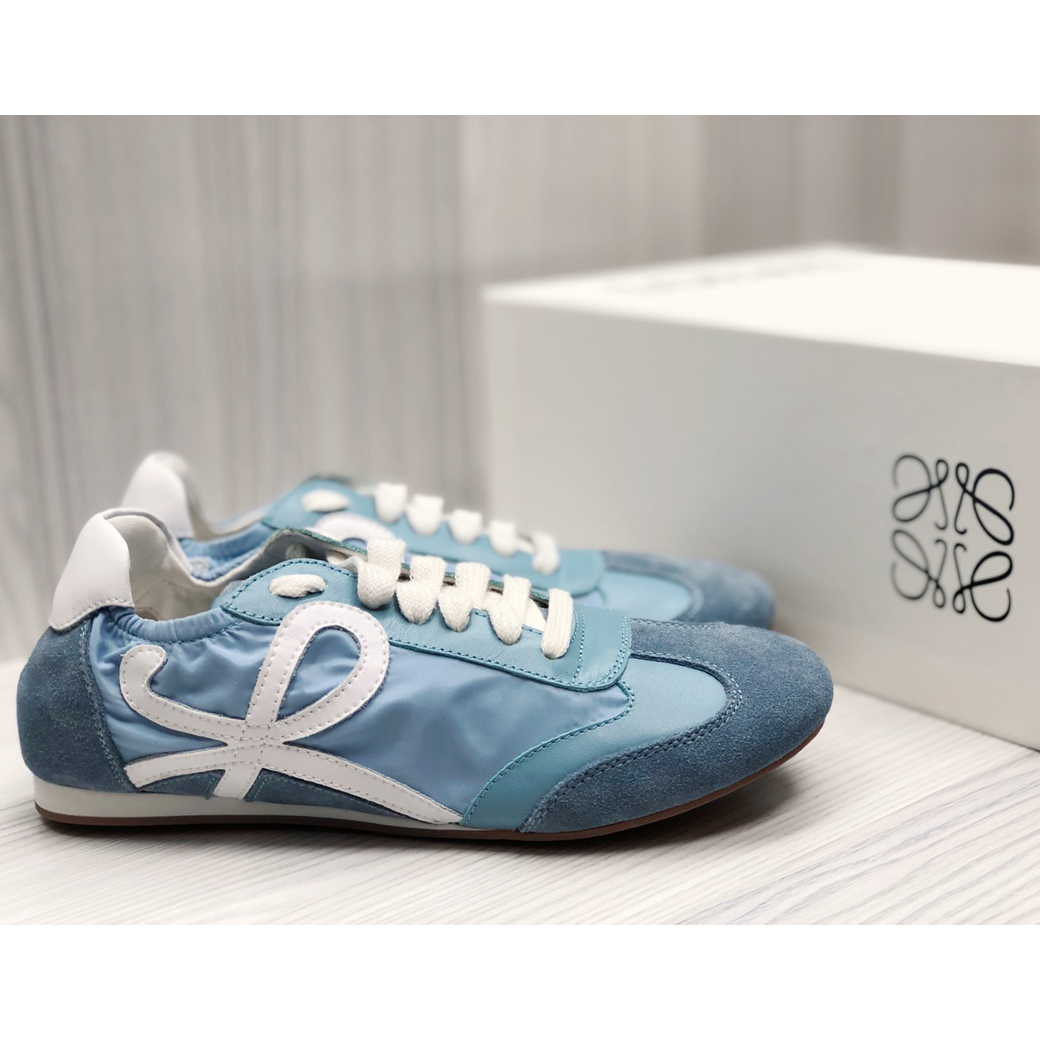 Loewe Ballet Runner In Nylon And Calfskin - PerfectKickZ