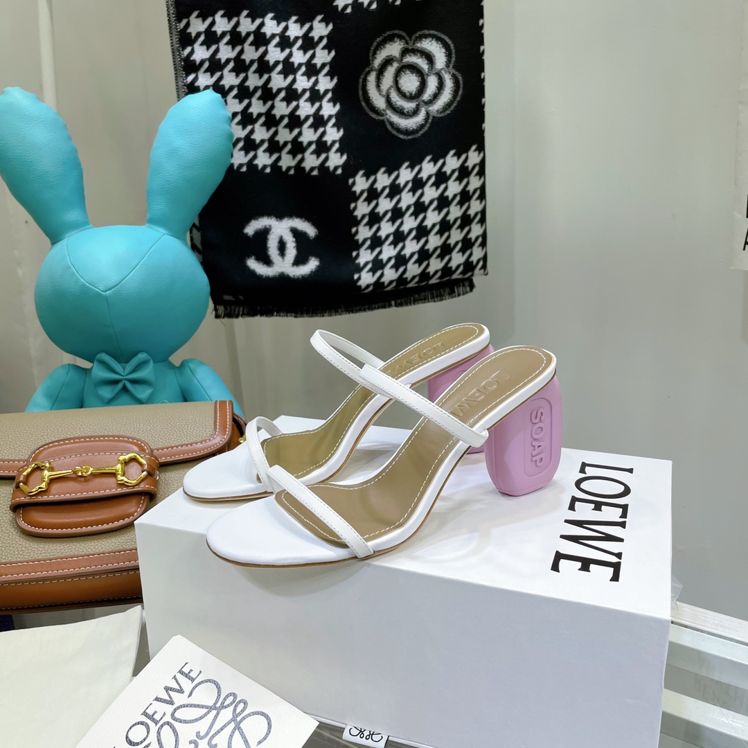 Loewe Women's High Heeled Sandals （Heel 6cm） - PerfectKickZ