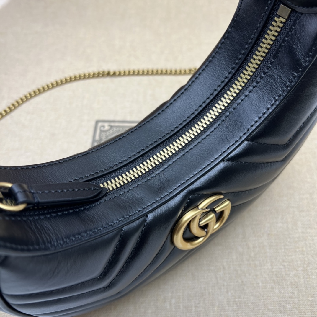 Gucci GG  Leather Handle Bag（21-11-5CM） - PerfectKickZ
