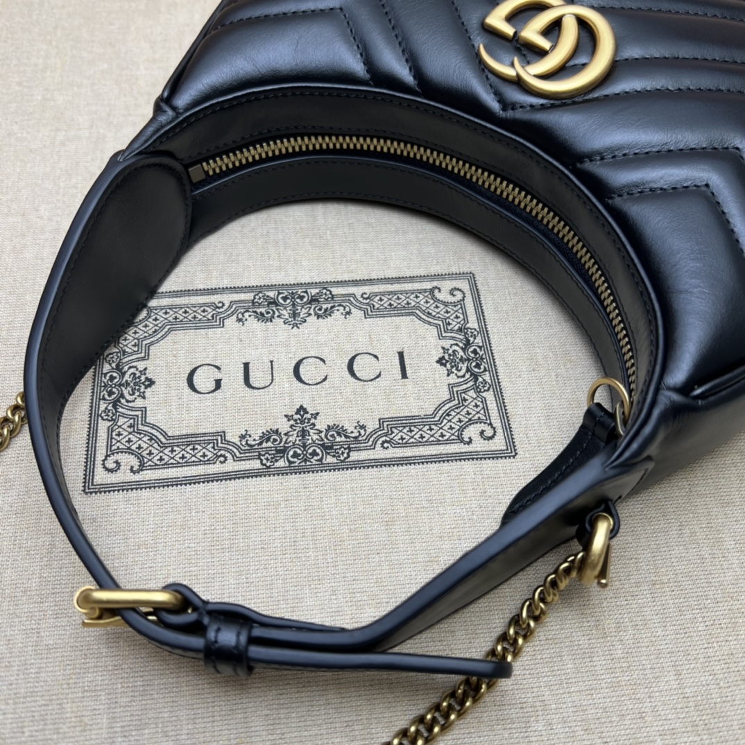 Gucci GG  Leather Handle Bag（21-11-5CM） - PerfectKickZ
