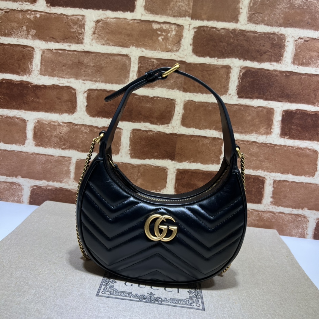 Gucci GG  Leather Handle Bag（21-11-5CM） - PerfectKickZ