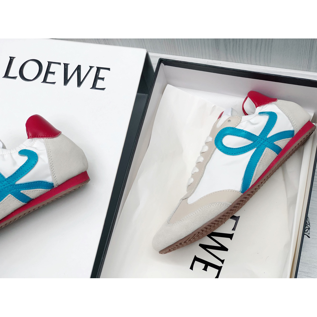 Loewe Ballet Runner In Nylon And Calfskin - PerfectKickZ