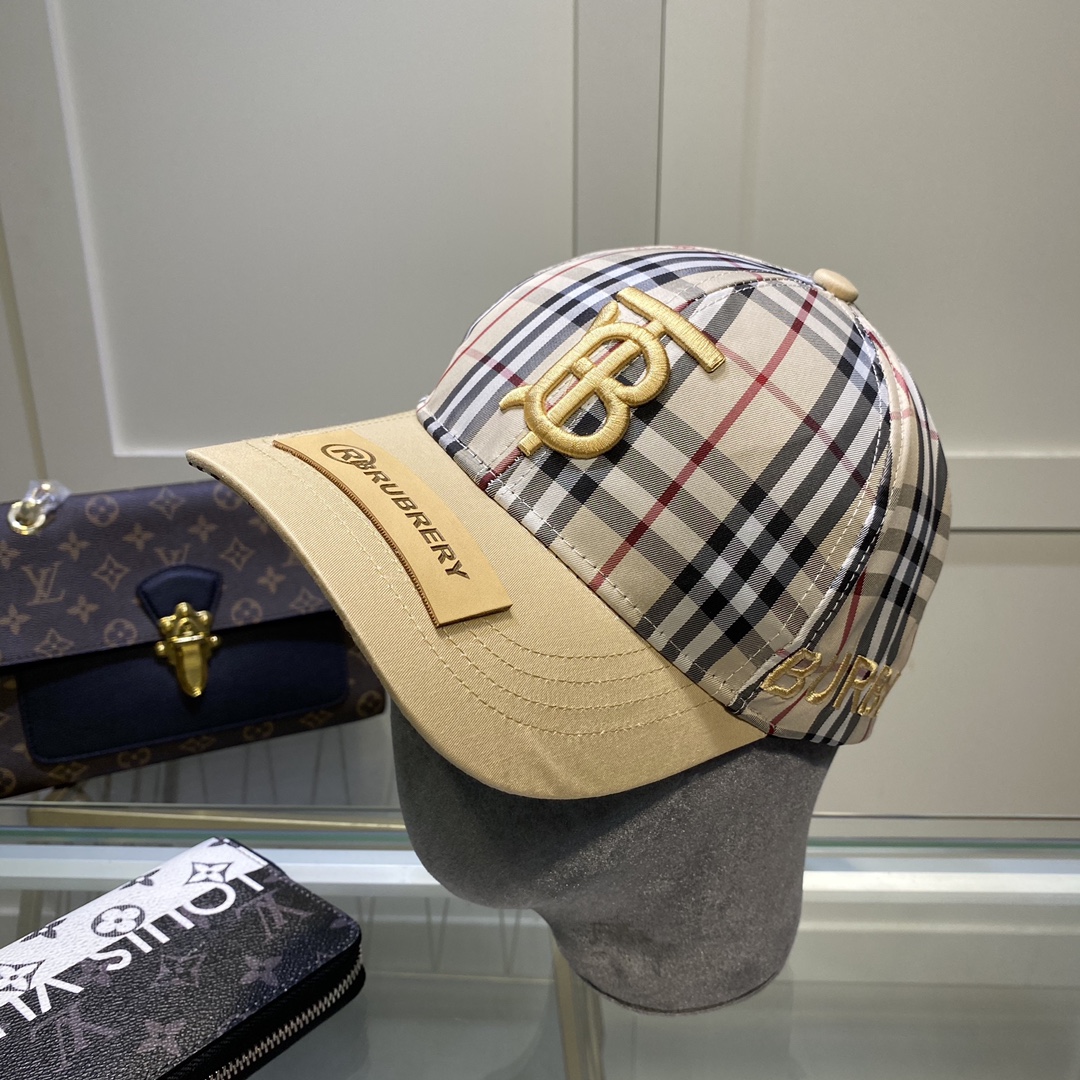 Burberry Monogram Motif Icon Stripe Baseball Cap - PerfectKickZ