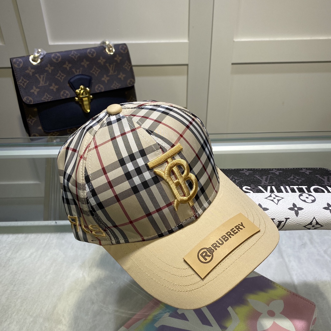 Burberry Monogram Motif Icon Stripe Baseball Cap - PerfectKickZ