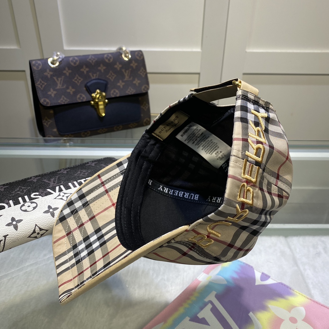 Burberry Monogram Motif Icon Stripe Baseball Cap - PerfectKickZ