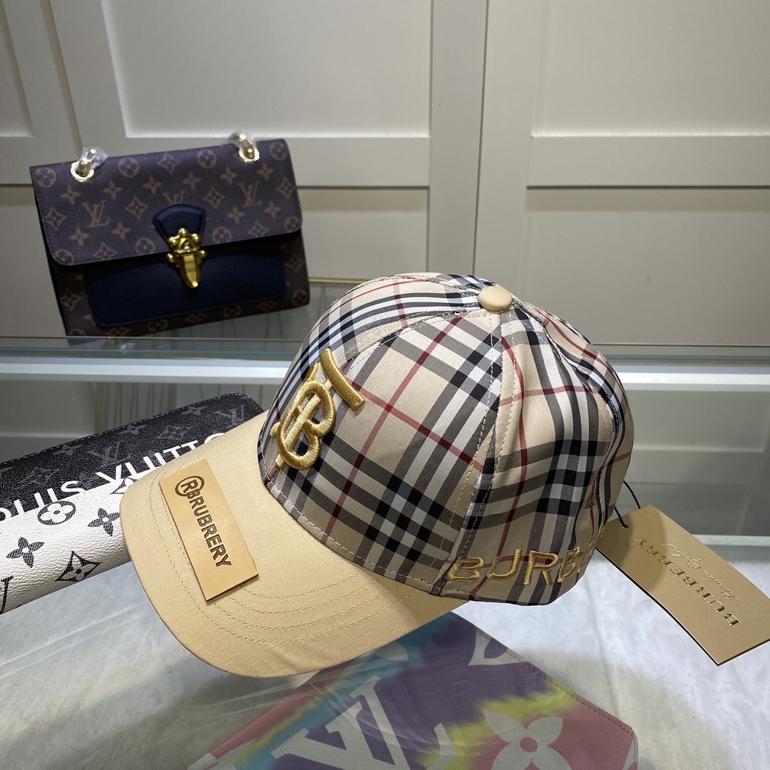 Burberry Monogram Motif Icon Stripe Baseball Cap - PerfectKickZ