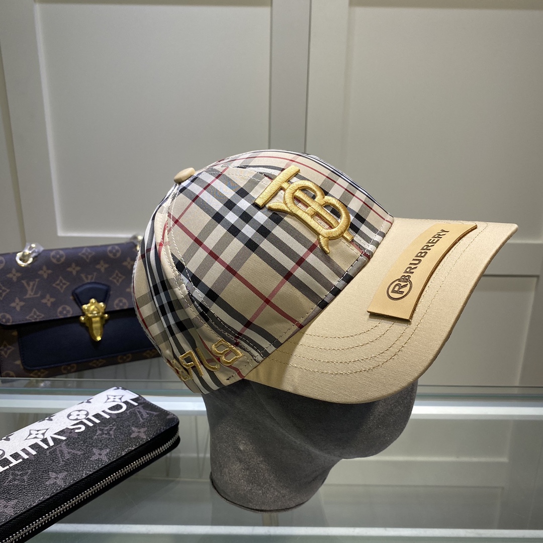 Burberry Monogram Motif Icon Stripe Baseball Cap - PerfectKickZ