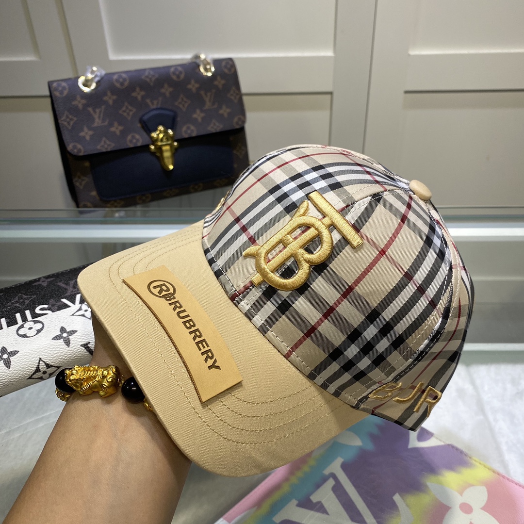 Burberry Monogram Motif Icon Stripe Baseball Cap - PerfectKickZ