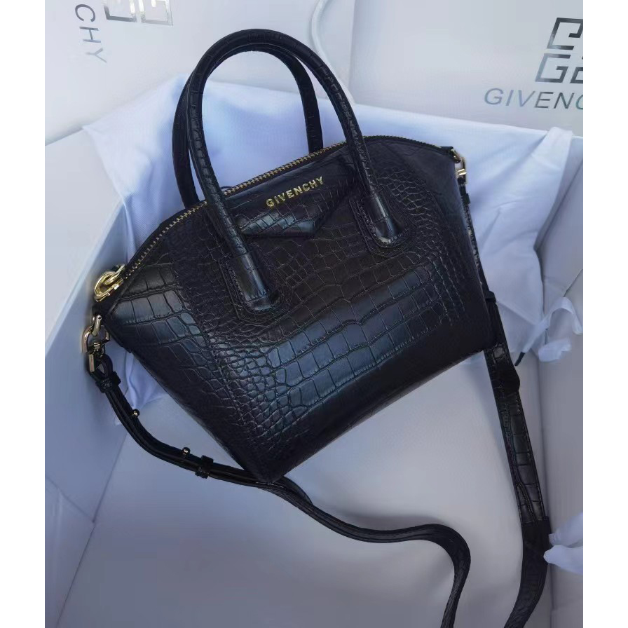 Givenchy Black Handbag(22-22-13CM) - PerfectKickZ