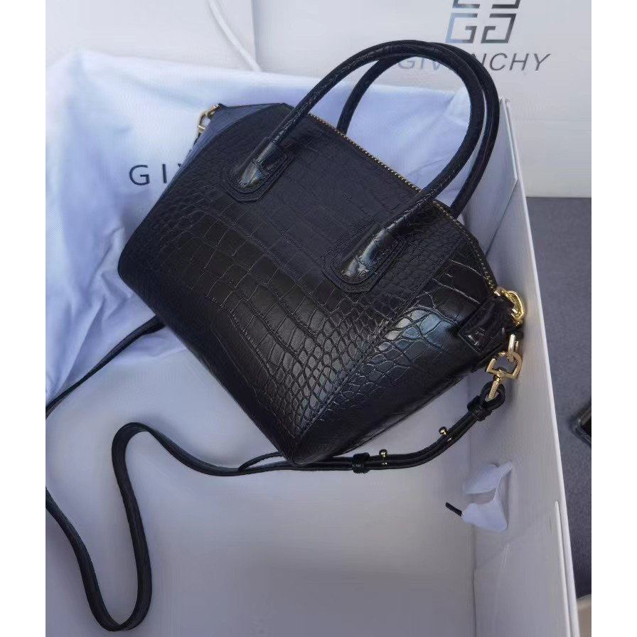 Givenchy Black Handbag(22-22-13CM) - PerfectKickZ