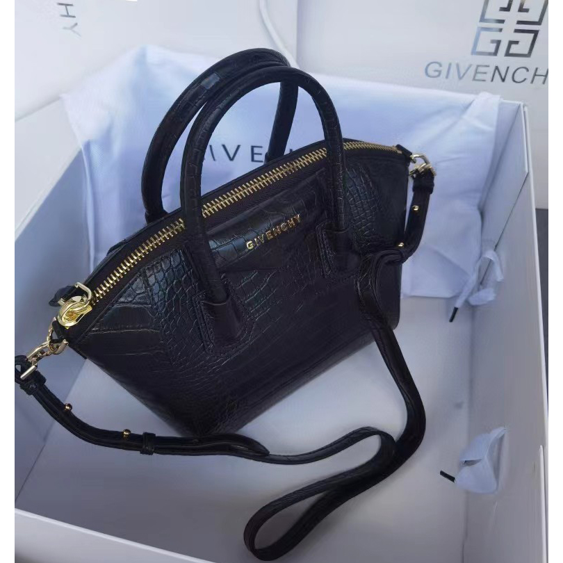 Givenchy Black Handbag(22-22-13CM) - PerfectKickZ
