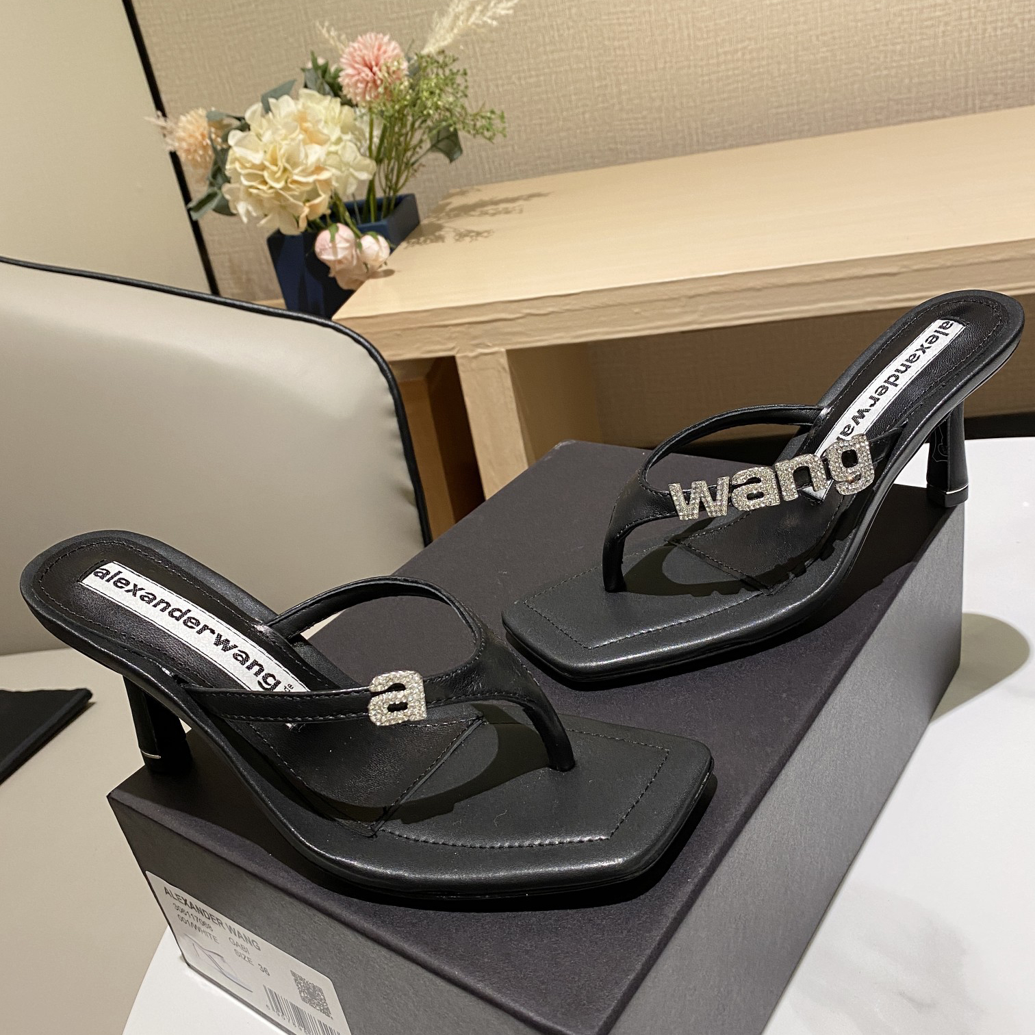 Alexander Wang Clip Toe High-Heeled Sandals - PerfectKickZ